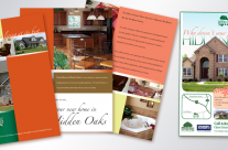 Hidden Oaks Luxury Homes Folder and Flyers