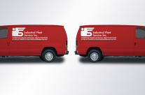 Industrial Fleet Service Logo and Van Decal